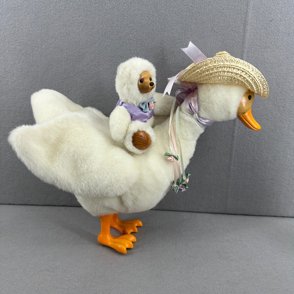 Robert Raikes Daffodil and Danny Goose Bear‎ Vintage w/ Box & Certificates